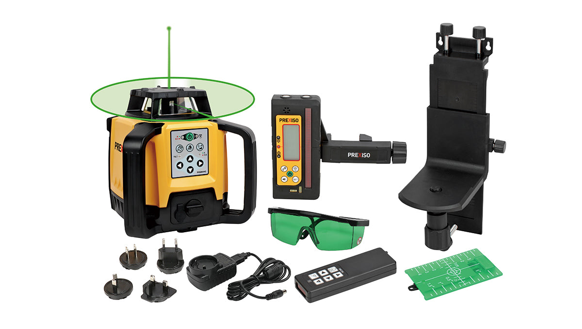 PR500HVG Green-Beam Rotary Laser Level