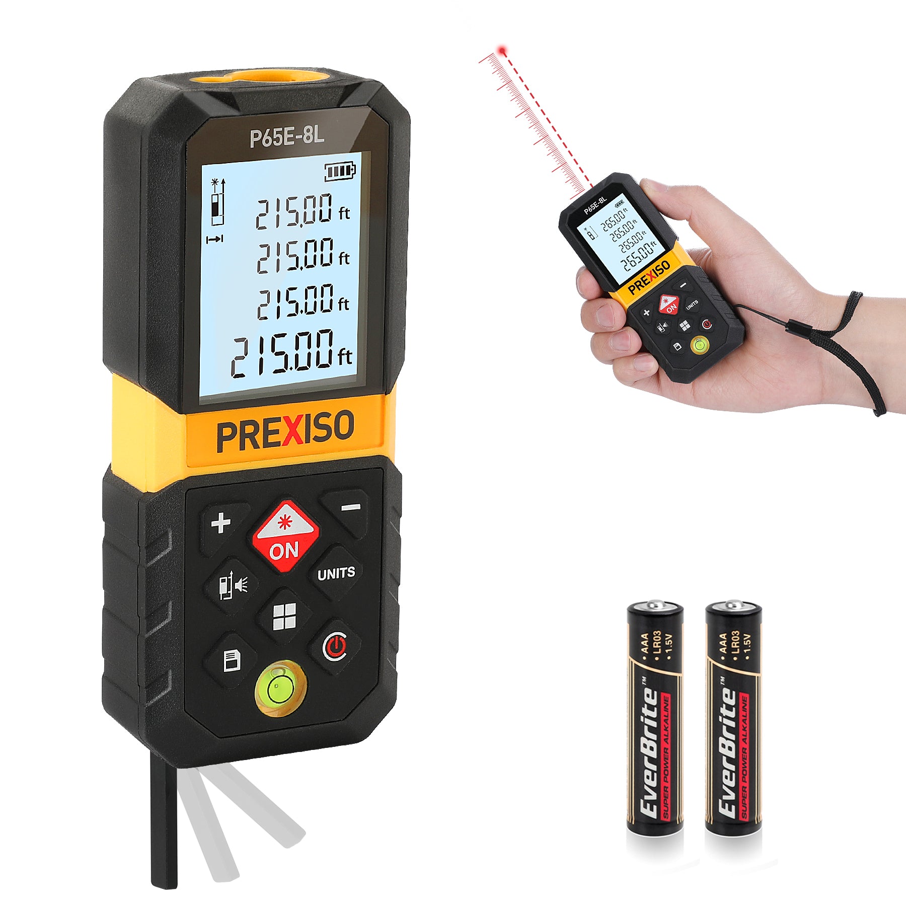Laser Distance Measure-P65E-8L