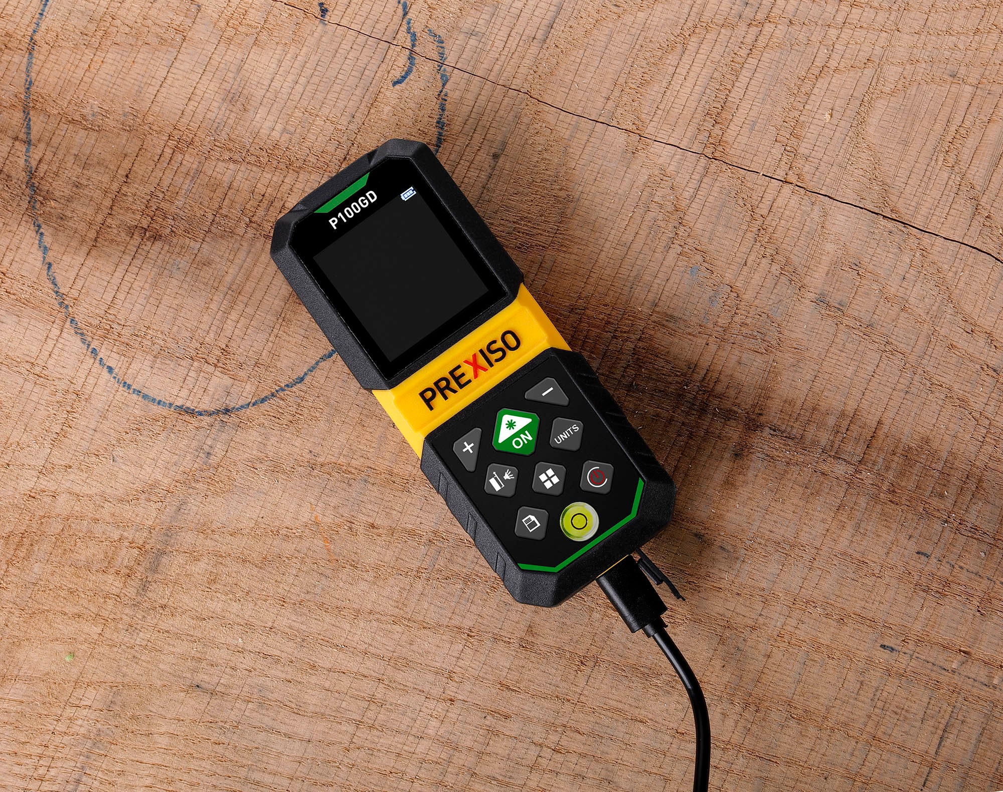 Rechargeable Green-beam Laser Distance Measure-P100GD