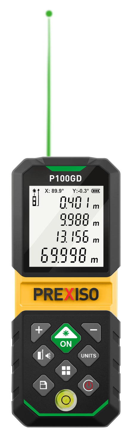 Rechargeable Green-beam Laser Distance Measure-P100GD