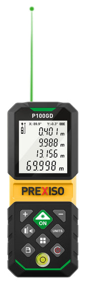Rechargeable Green-beam Laser Distance Measure-P100GD
