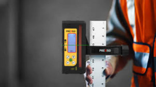Rotary Laser Receiver For Red & Green Beam W/Rod Clamp-PLR300RG